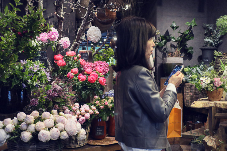フラワー教室開業 ビジネスの仕組み作りとweb集客で売れるスクールへ 東京 世田谷 KOLME（コルメ）　パリ研修レポート パリの花屋「aoyama flower market」青山フラワーマーケット