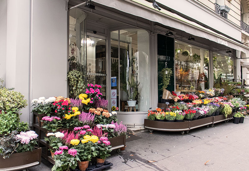 パリスタイルフラワー教室開業 ビジネスの仕組み作りとweb集客で売れるスクールへ 東京 世田谷 KOLME（コルメ）パリの花屋さん パリ18区・モンマルトルの丘の北東エリアで花屋さんをめぐってきました Espace Floral Montmartre