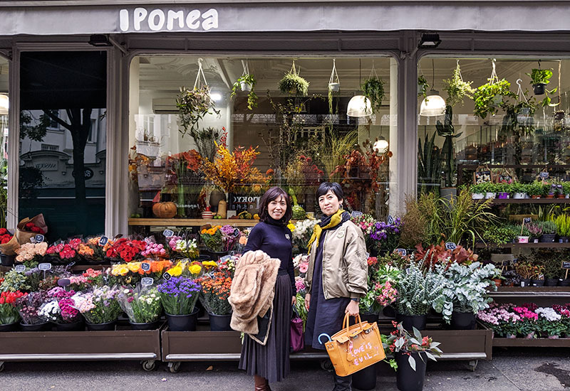 パリスタイルフラワー教室開業 ビジネスの仕組み作りとweb集客で売れるスクールへ 東京 世田谷 KOLME（コルメ）パリの花屋さん パリ18区・モンマルトルの丘の北東エリアで花屋さんをめぐってきました Espace Floral Montmartre