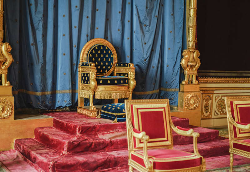 皇帝のインテリアをチラ見『Château de Fontainebleau フォンテーヌブロー宮殿』に行ってきました3　ナポレオンの部屋たち