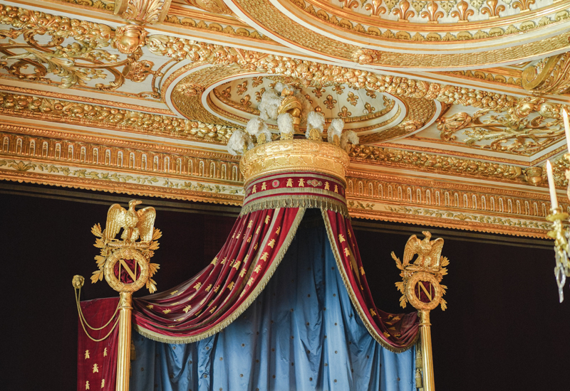 皇帝のインテリアをチラ見『Château de Fontainebleau フォンテーヌブロー宮殿』に行ってきました3　ナポレオンの部屋たち