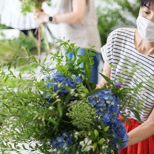パリスタイルフラワー教室開業 ビジネスの仕組み作りとweb集客で売れるスクールへ 東京 世田谷 KOLME(コルメ)プレディプロマコースレッスンレポート 2020年6月