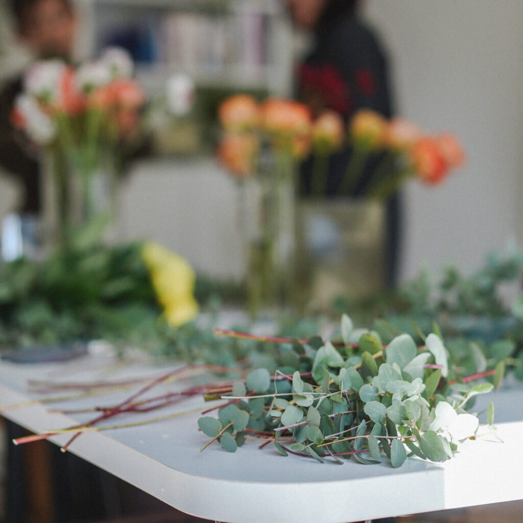 パリスタイルフラワー教室 初心者でも基礎からブーケの束ね方を習える 初心者レッスン 東京 世田谷 羽根木 KOLME（コルメ）